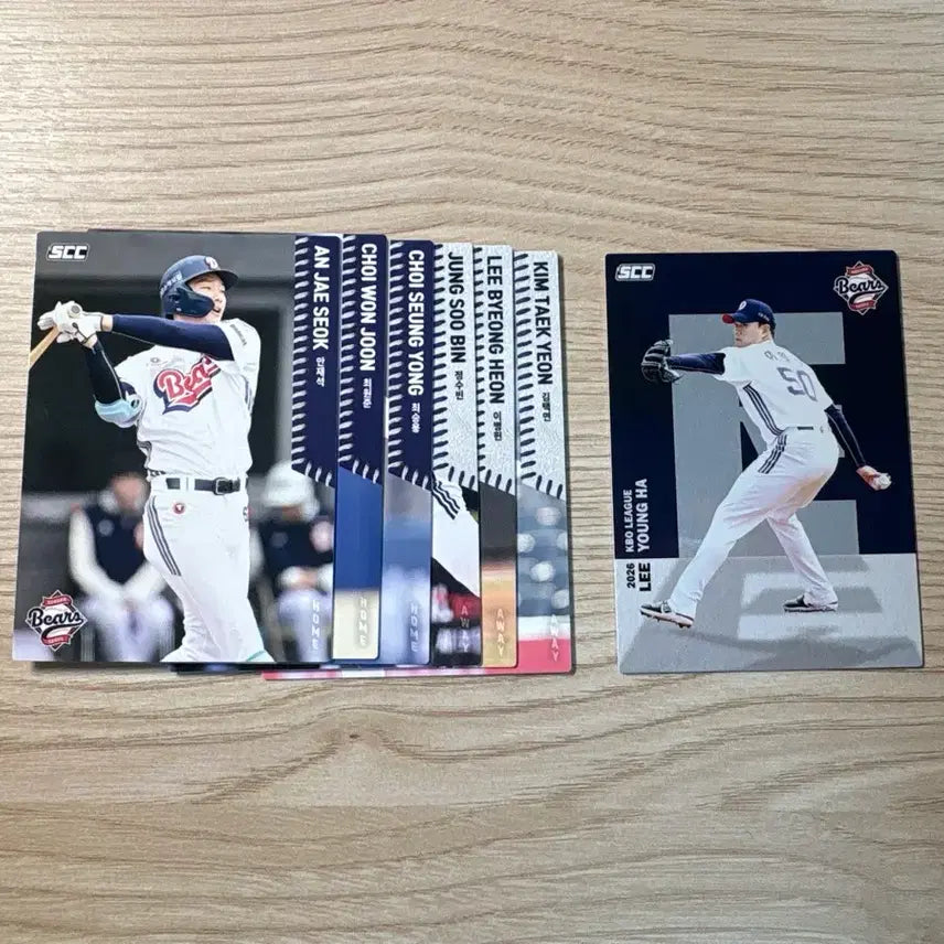 [BUNJANG] Doosan Bears Normal Alphabet Photocard Bundle Set / (폭덤!!)두산베어스홀로알파벳노말포토카드멀일괄개별판매야구kbo2026