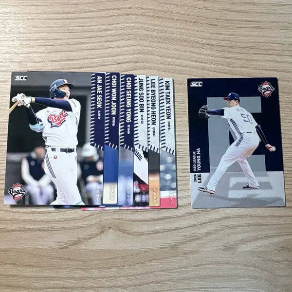 [BUNJANG] Doosan Bears Normal Alphabet Photocard Bundle Set / (폭덤!!)두산베어스홀로알파벳노말포토카드멀일괄개별판매야구kbo2026