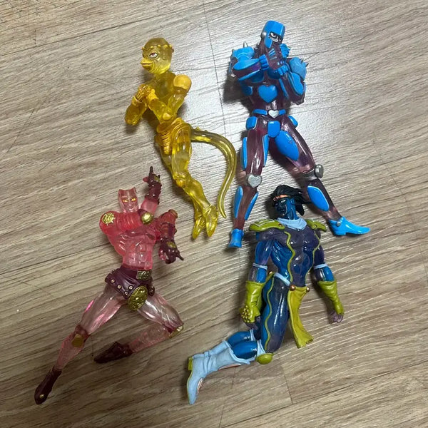 [BUNJANG] JoJo's Bizarre Adventure Classic Figure Charm Set / 죠죠의 기묘한 모험 고전 피규어 키링 4종 일괄 죠죠