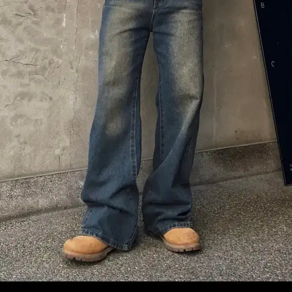 [BUNJANG] Washing Bootcut Denim Jeans M / 청바지 워싱 부츠컷 데님