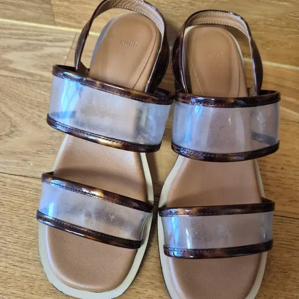 [BUNJANG] KUHO Transparent Strap Sandals / 구호 투명 스트랩 샌들