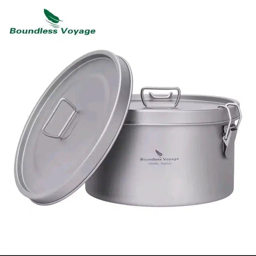 [BUNJANG] Boundless Voyager 1500ml Titanium Cook Pot / 할인중11[낼도착*2] 1500ml 티타늄캠핑용품 티타늄코펠  티타늄냄비