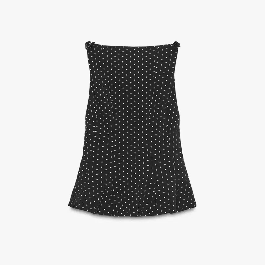 [BUNJANG] ZARA Dot Ribbon Top / 자라 도트 리본 탑