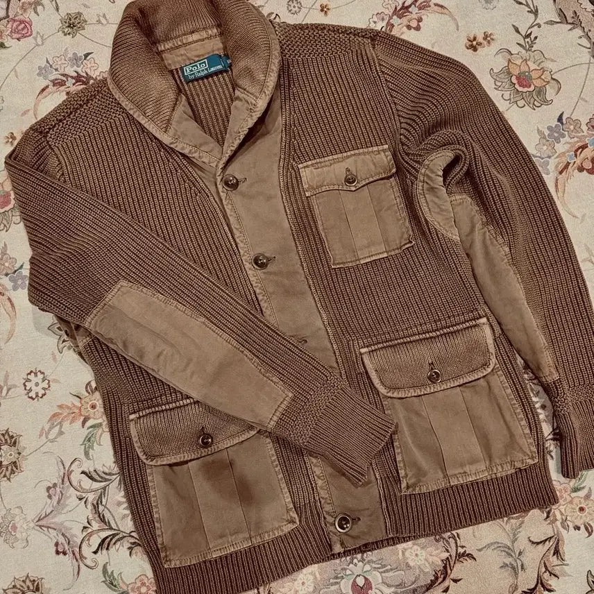 [BUNJANG] Polo Ralph Lauren Sweater Jacket / 폴로 랄프로렌 스웨터 자켓
