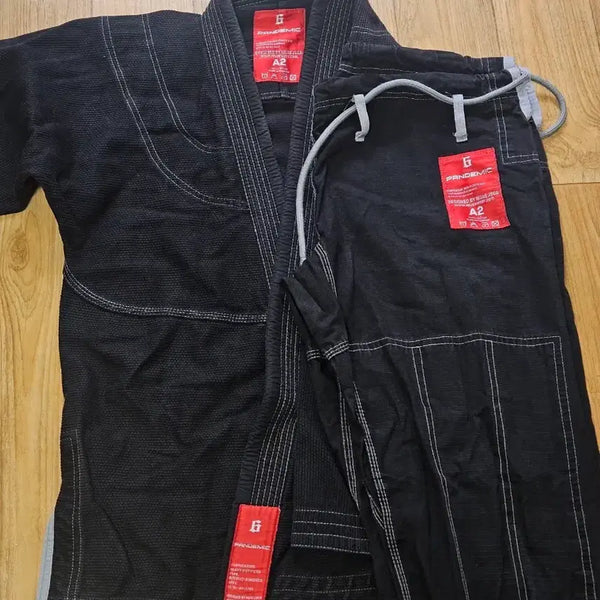 [BUNJANG] Pandemic Jiu Jitsu Gi Black A2 / 팬데믹 주짓수 도복 블랙 A2