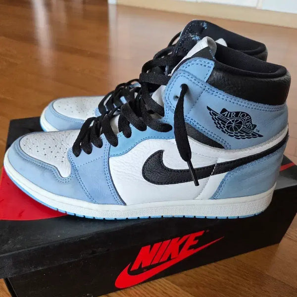 [BUNJANG] Air Jordan 1 High University Blue Sneakers / 에어조던1 유니버시티블루