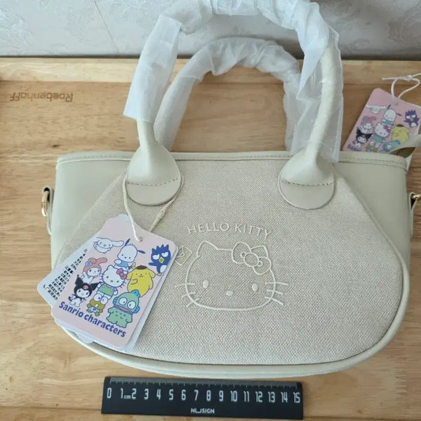 [BUNJANG] Hello Kitty Sanrio Embroidered Crossbody Bag / 헬로키티 산리오 캐릭터 크로스백