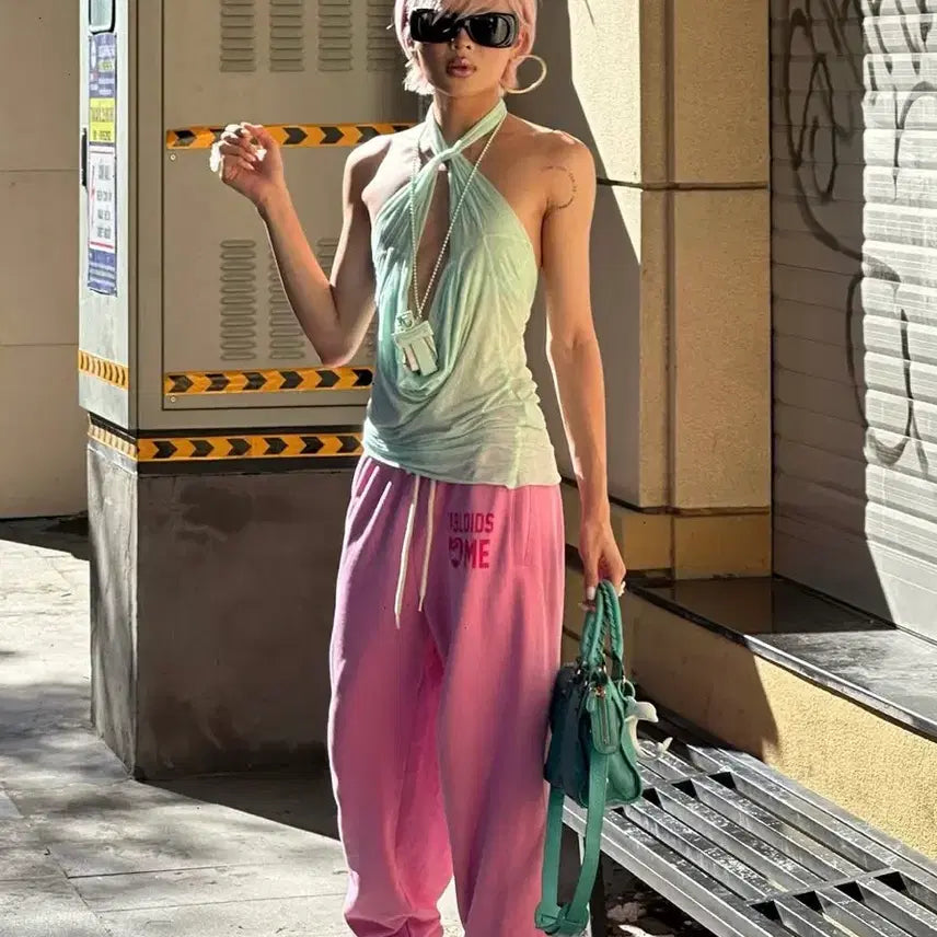 [BUNJANG] Sculptor Pink Jogger Pants / 스컬프터 조거 핑크