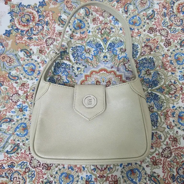 [BUNJANG] minitmute Baton Micro Caviar Handbag Grey / 미닛뮤트 바톤 마이크로 캐비어 그레이 핸드백 가방