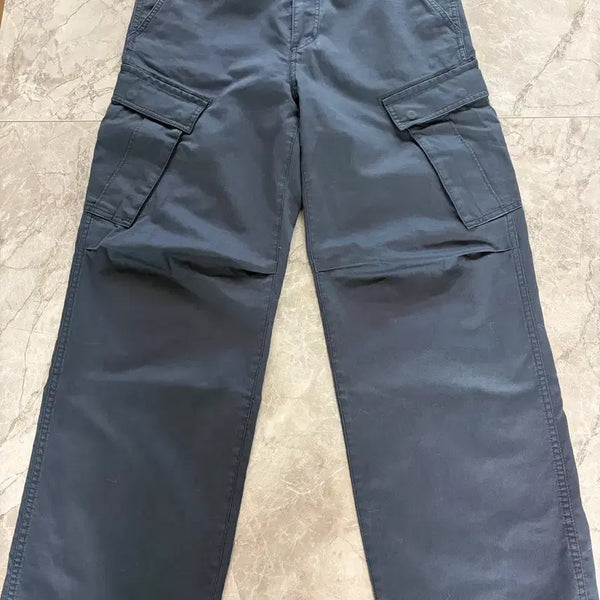 [BUNJANG] Porter Classic Garment Washed Cargo Pants Dark Navy / [2] 포터리 가먼트 워시드 카고 팬츠 다크 네이비