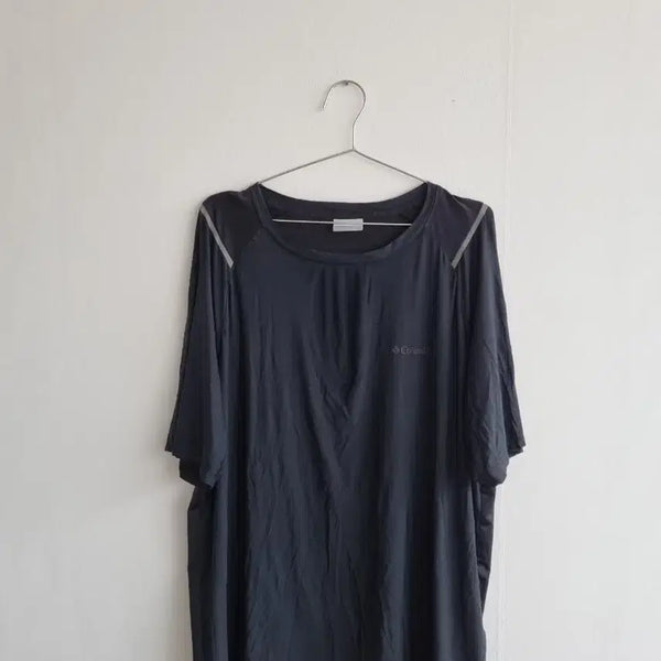[BUNJANG] Columbia Men's Short Sleeve T-Shirt Black / 컬럼비아 남성 반팔 티셔츠 검정