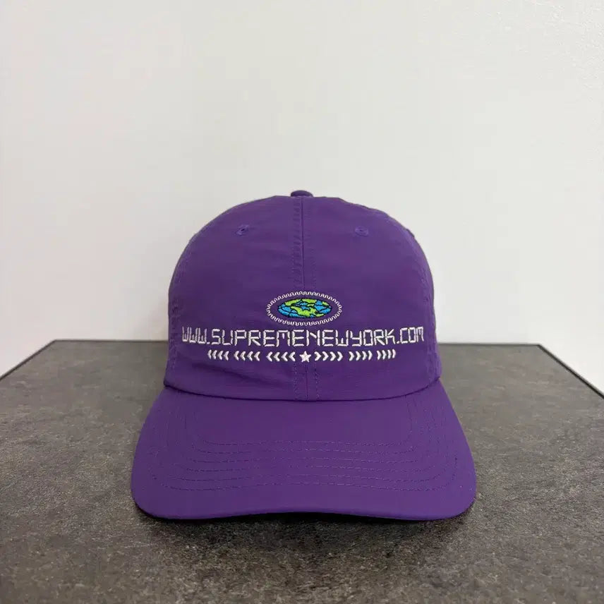 [BUNJANG] Supreme 6-Panel Ball Cap Purple / (OS) 슈프림 6패널 볼캡 모자 URL 퍼플