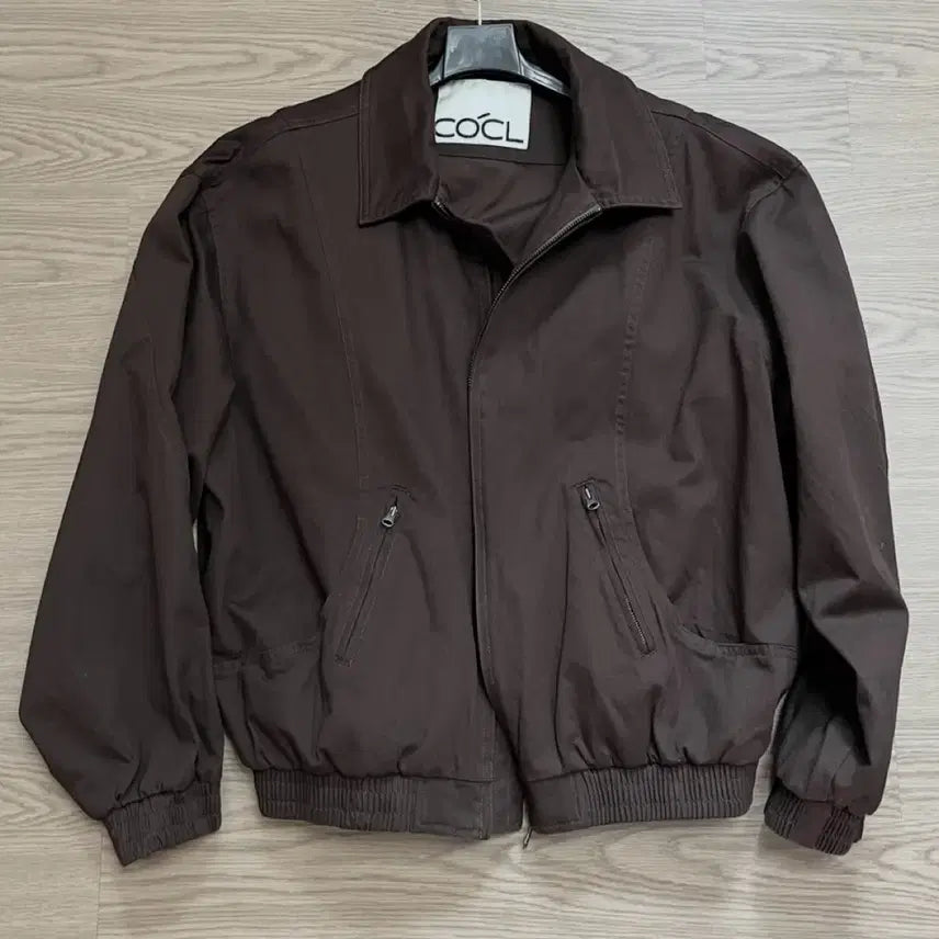 [BUNJANG] Custom C.L.A.K. M-Size Brown Blouson Jacket / 커스텀어클락 블루종 자켓 브라운