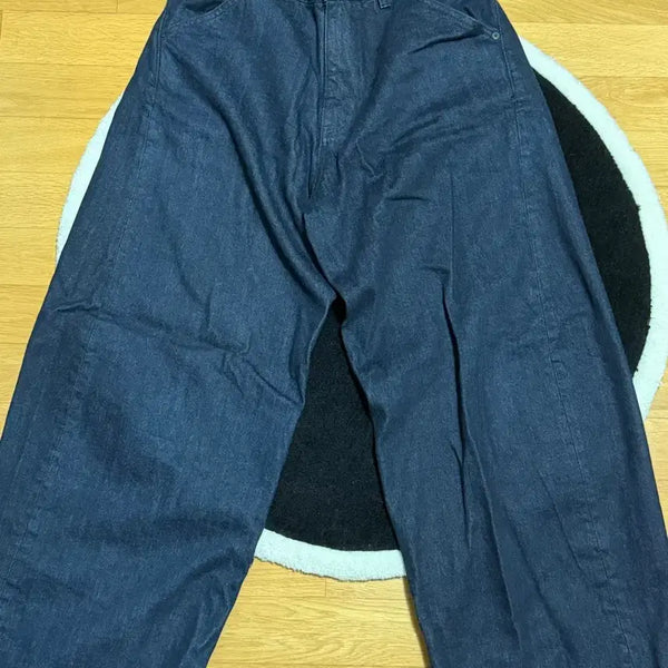 [BUNJANG] Haching Room Wide Curve Jeans Washed Indigo / [4]해칭룸 와이드 커브 진 워시드 인디고