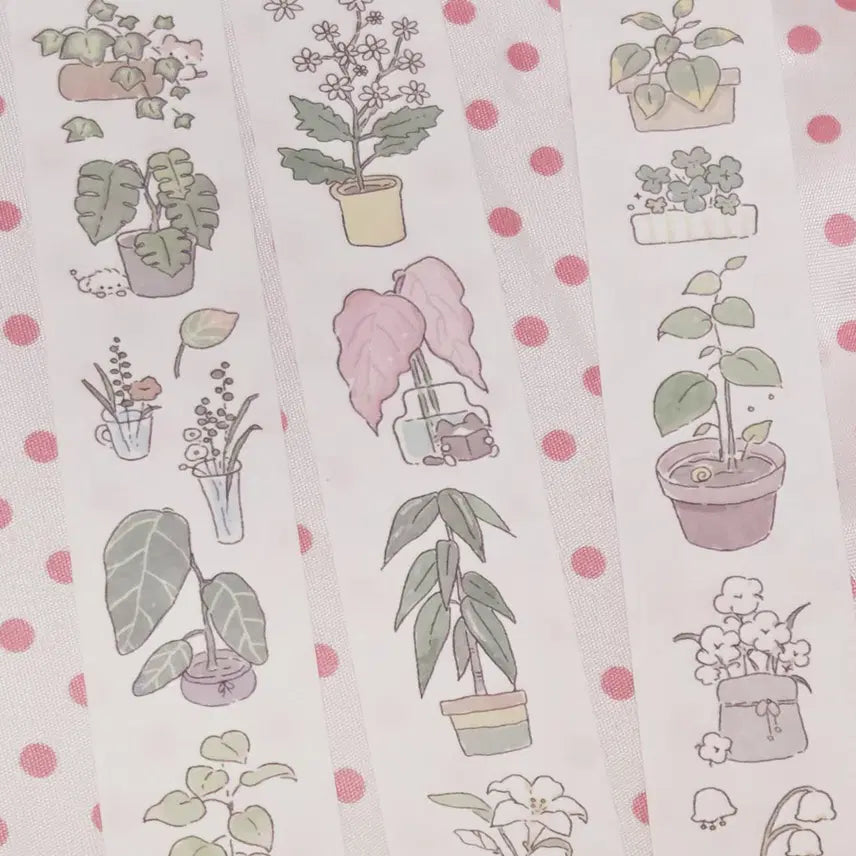[BUNJANG] Small Botanical Garden Kiss Cut Stickers / [띵] 해외작가_작은 식물원 키스컷 /다꾸 문구 소분