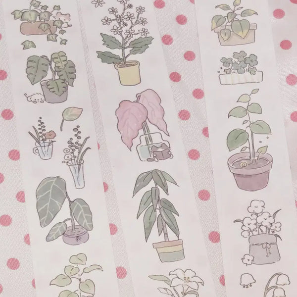 [BUNJANG] Small Botanical Garden Kiss Cut Stickers / [띵] 해외작가_작은 식물원 키스컷 /다꾸 문구 소분
