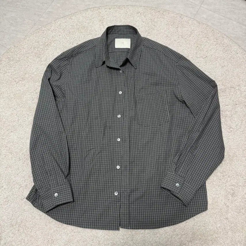 [BUNJANG] TY Checkered Shirt Green XL / 티와이 체크셔츠 그린 XL