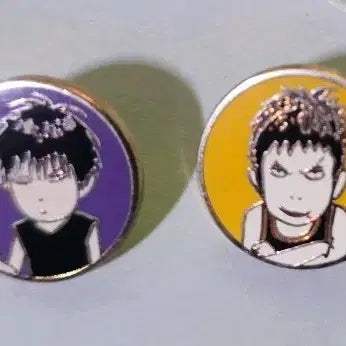 [BUNJANG] Slam Dunk Jump Shop Original Pin Badge Set (Taeguk Cho & Myung Gale) / 슬램덩크 오리지널 점프샵 핀뱃지 서태웅+정대만 일괄
