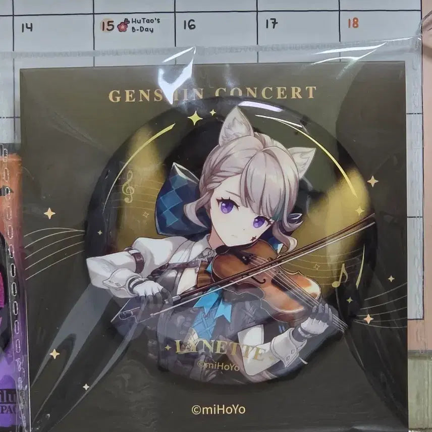[BUNJANG] Genshin Impact Lynette Badge (Sealed) / [처분 미개봉] 원신 공식 리넷 뱃지