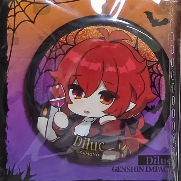 [BUNJANG] Genshin Impact Diluc Badge (Sealed) / [처분 미개봉] 원신 공식 다이루크 뱃지