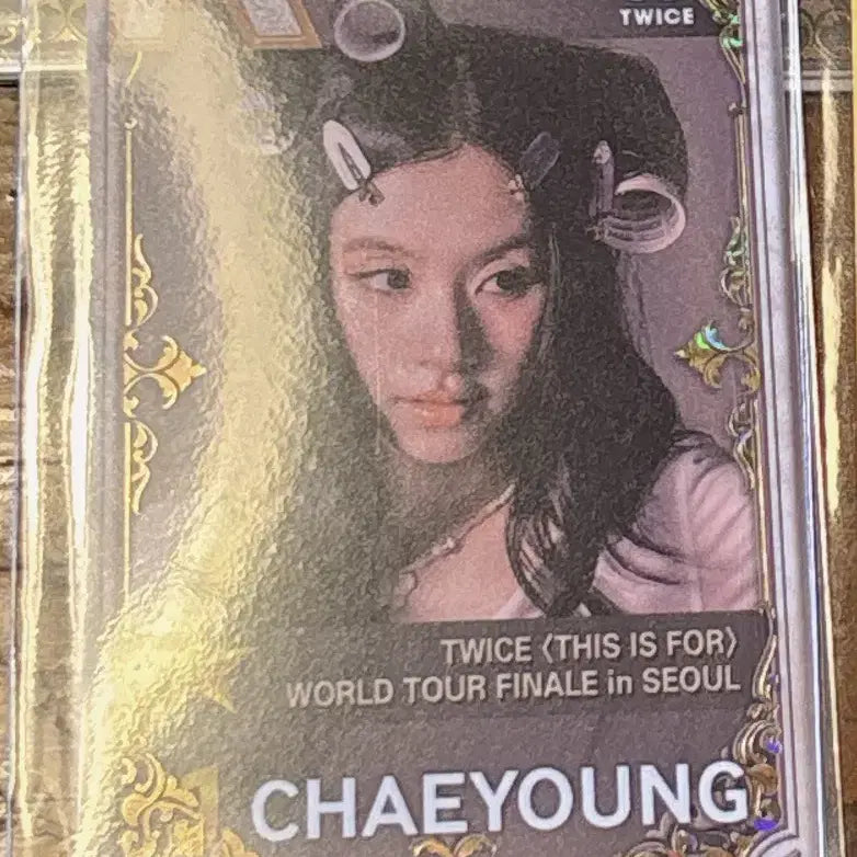 [BUNJANG] TWICE Chaeyoung Superstar JYP Photocard / 트와이스 슈스제 구매인증 포카 ssj 채영