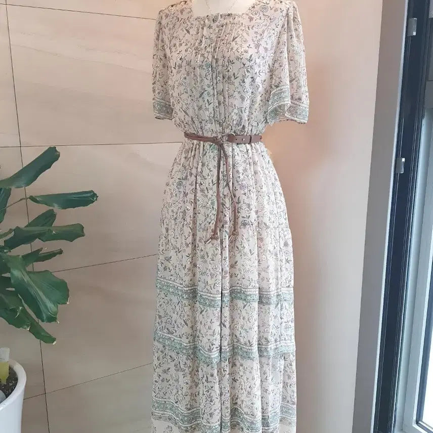 [BUNJANG] Thursday Island Floral Print Maxi Dress / 써스데이아일랜드 플라워 원피스 여리여리 끝판왕
