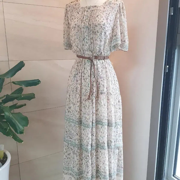 [BUNJANG] Thursday Island Floral Print Maxi Dress / 써스데이아일랜드 플라워 원피스 여리여리 끝판왕