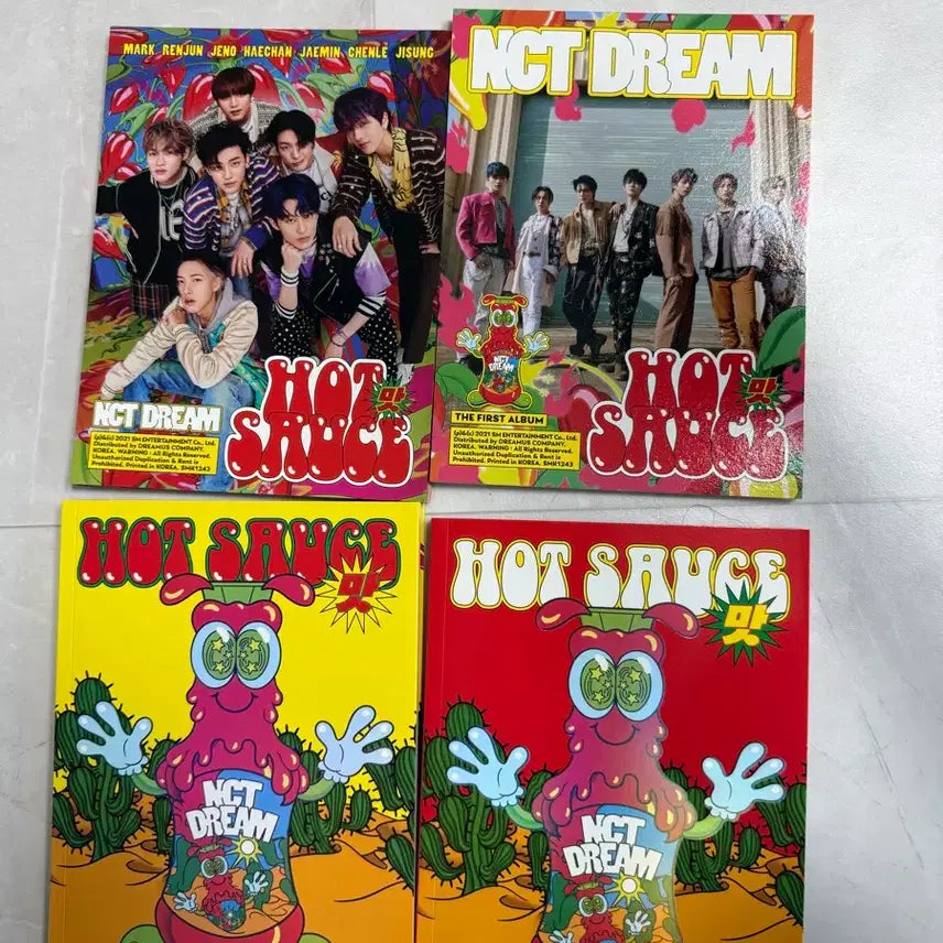 [BUNJANG] NCT DREAM Hot Sauce Album Magazine Set / NCT DREAM HOT SAUCE 앨범 4종