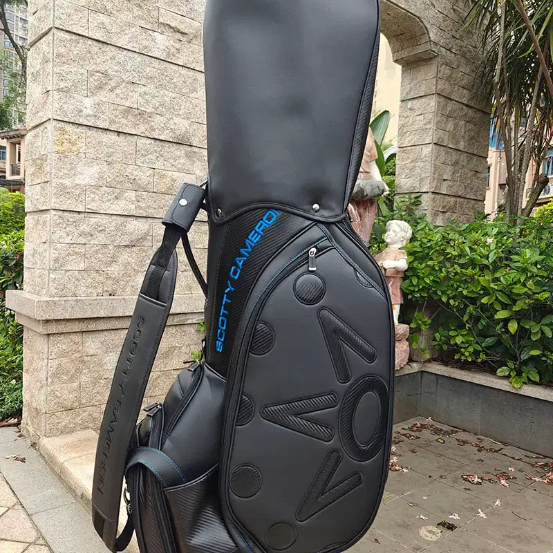[BUNJANG] Waterproof Golf Bag Scrub Caddy Bag (Black) / 골프백 방수 스크럽 캐디백(블랙)