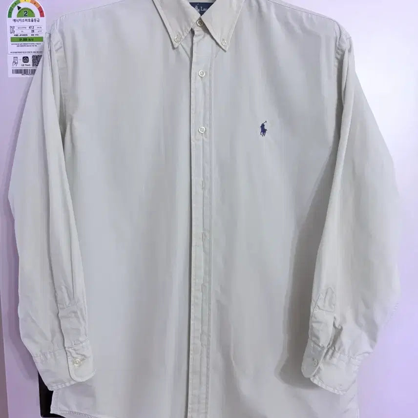 [BUNJANG] Polo Ralph Lauren Blake Beige Shirt Size S / 폴로 랄프로렌 blake 연베이지 셔츠 s 사이즈 105