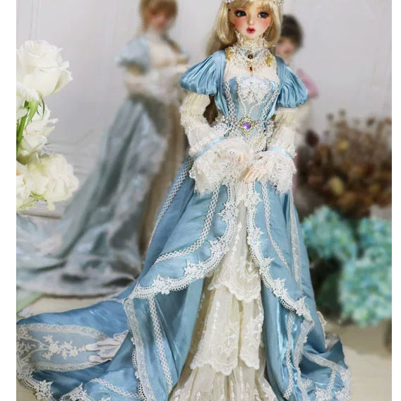 [BUNJANG] Leqiwa Shop SD Size DIY Dress Pattern & Material Set / 중국 Leqiwa 샵 구관 인형 sd 사이즈 diy 드레스 패키지 세트