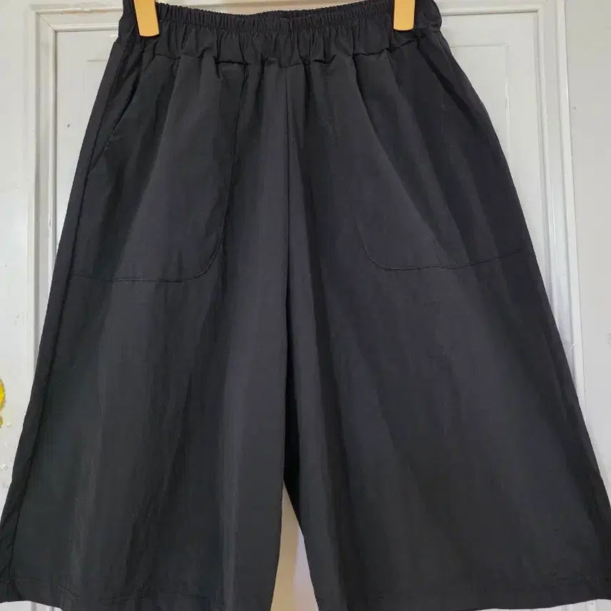 [BUNJANG] Comfortable 6-Length Banding Wide Leg Pants (Up to Size 77) / 여름 시원한 고급스러운 핏이이쁜  바스락  6부 밴딩  통바지 77까지