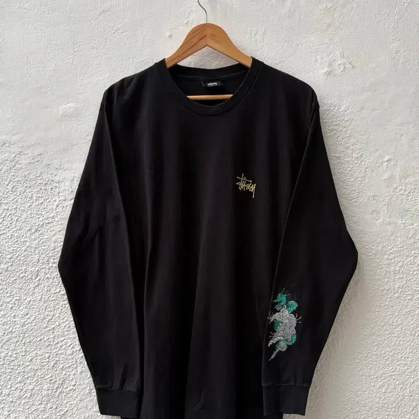 [BUNJANG] Stussy Dragon Long Sleeve T-Shirt - Size M / [M] 스투시 드레곤 롱 슬리브