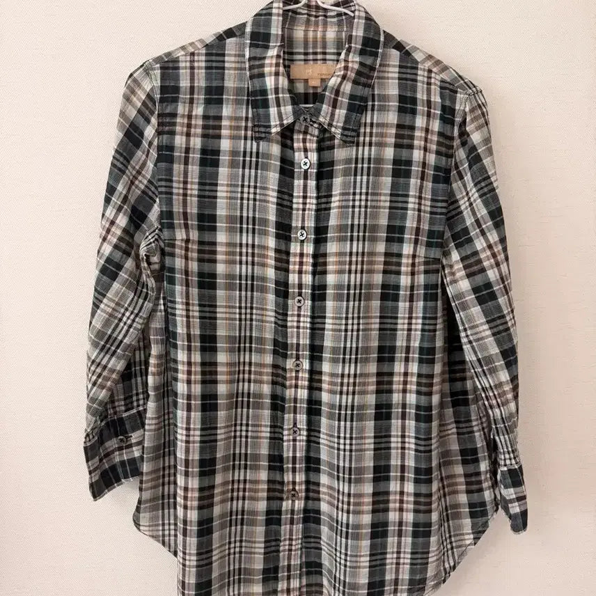 [BUNJANG] Beanpole Checked Shirt Size 90 / 빈폴 체크셔츠 90