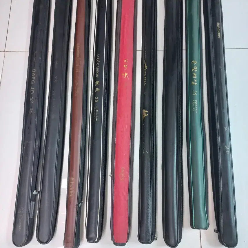 [BUNJANG] Fishing Rod Set (20-35) / 낚시대 20부터 35까지  9대 일괄 팝니다