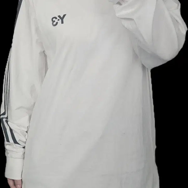 [BUNJANG] Y-3 3-Stripes Long Sleeve T-Shirt White / (XS)정품 Y-3(와이쓰리) 3-스트라이프 롱슬리브 티셔츠 화이트