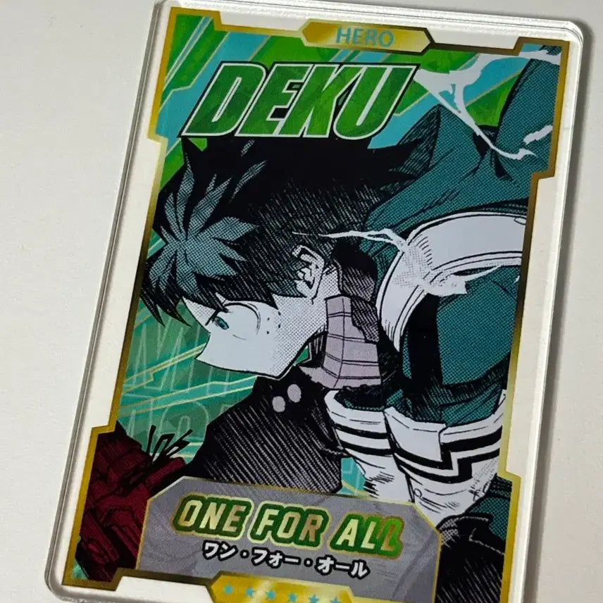 [BUNJANG] My Hero Academia Izuku Midoriya Status Card Vol. 2 / 나의 히어로 아카데미아 미도리야 스테이터스 2탄