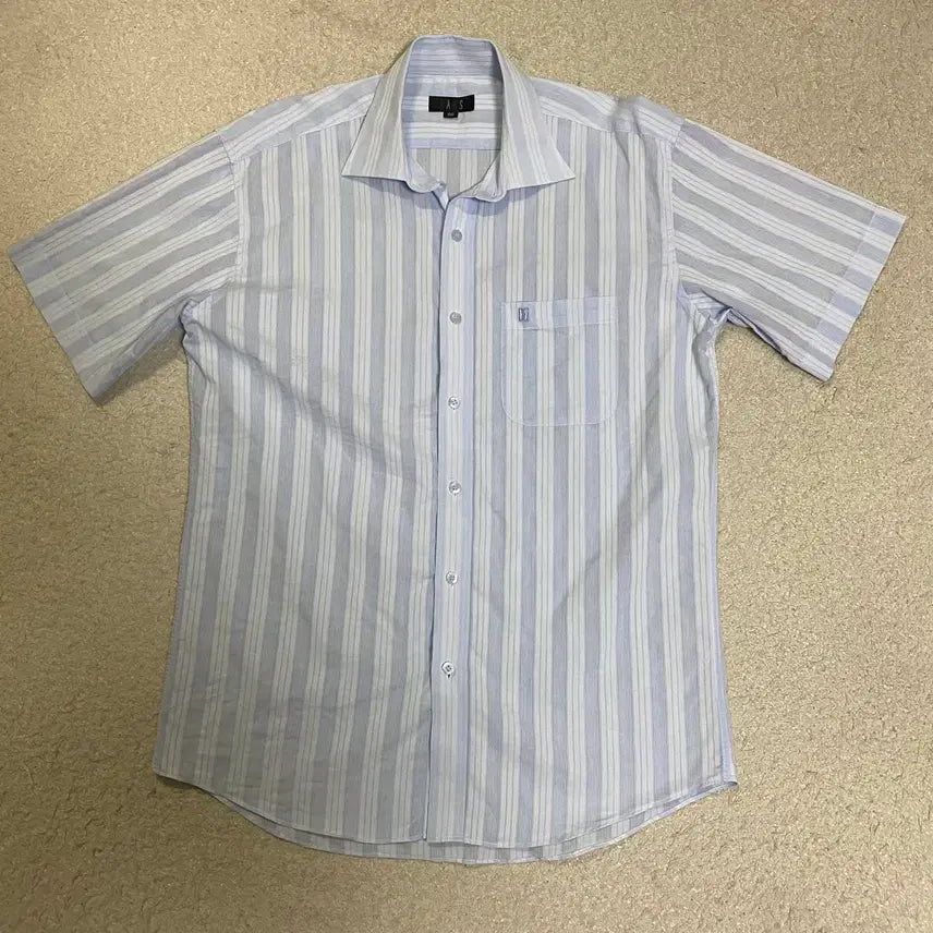 [BUNJANG] Daks Striped Short-Sleeve Shirt Size 100 / 닥스 반팔 셔츠 스트라이프 100