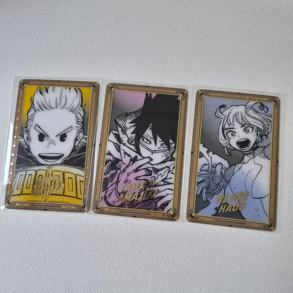 [BUNJANG] My Hero Academia Heroaca Original Art Exhibition Gilded Clear Card Tamaki Amajiki Nejire Hado / 히로아카 나히아 원화전 금박 클리어 카드 타마키 르밀리옹 네지레