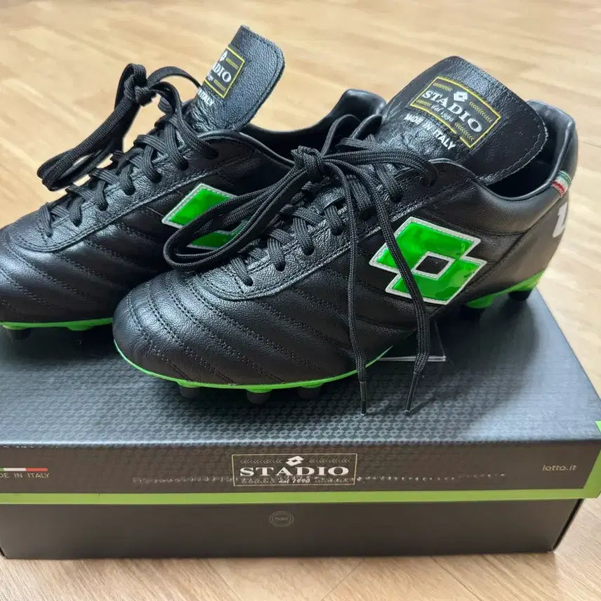 [BUNJANG] Lotto Stadio OG II FG Soccer Cleats (Size 260mm) / 로또 스타디오 OG ll FG 260