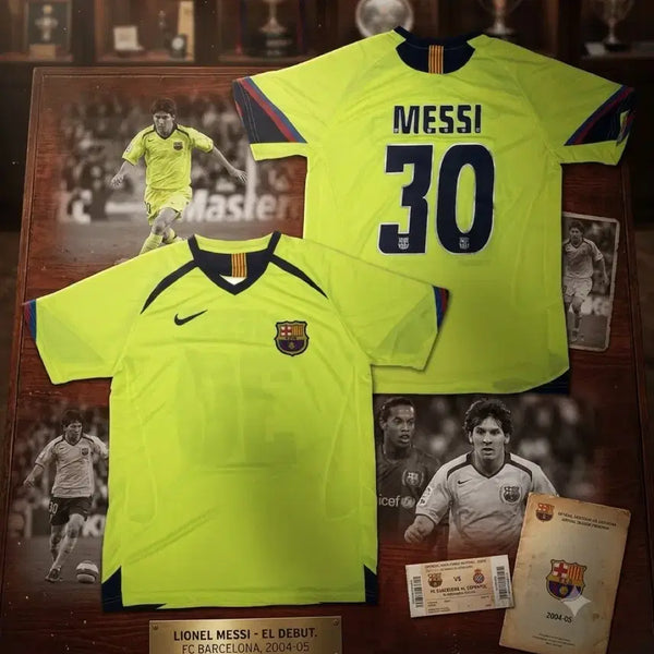 [BUNJANG] FC Barcelona 2005/06 Lionel Messi Away Short Sleeve Jersey / 라리가 05/06 바르셀로나 메시 어웨이 반팔유니폼 팝니다