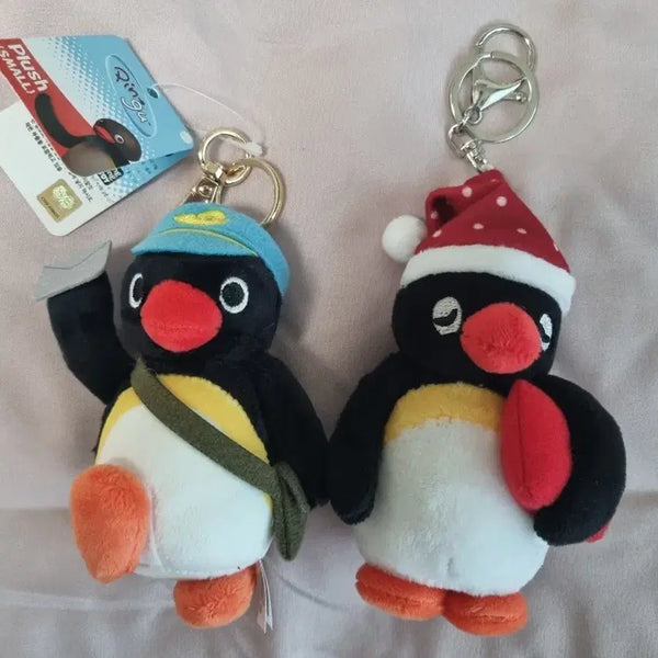 [BUNJANG] Pingu Doll Keychain Set of 2 / (가격내림 없음) 핑구 인형 키링 2종 세트