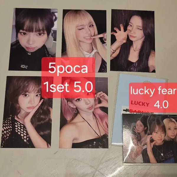 [BUNJANG] LE SSERAFIM FEARNOT Zone Lucky Draw Set / 르세라핌 콘서트 피어나존 럭키카드 세트 양도