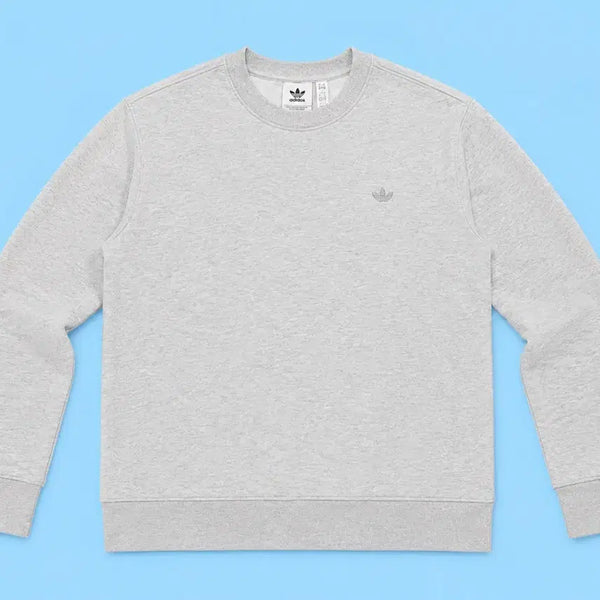 [BUNJANG] Adidas Originals Trefoil Logo Crewneck Sweatshirt - Grey (L) / 아디다스 맨투맨 그레이 L 티셔츠 긴팔 불꽃 오리지널