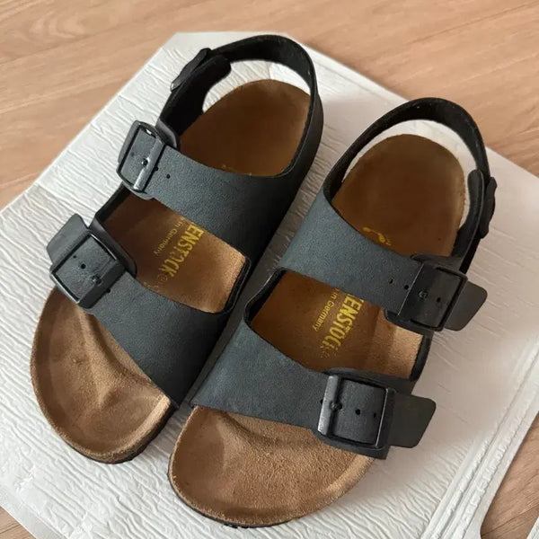 [BUNJANG] Birkenstock Milano Grey Sandals Size 35 (225) / 버켄스탁 밀라노 그레이 35 225