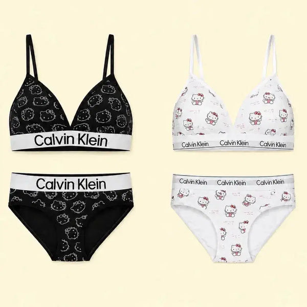 [BUNJANG] Calvin Klein x Hello Kitty Underwear Set / 키티 캘빈클라인 속옷 세트
