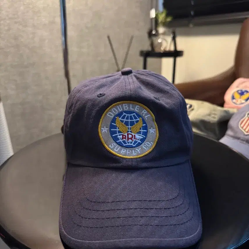 [BUNJANG] RRL Vintage Wing Ball Cap Navy / RRL 더블알엘 빈티지 윙 볼캡 네이비