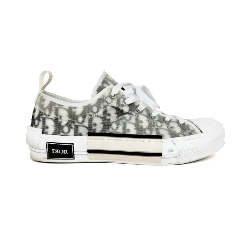 [BUNJANG] Dior B23 Low Top Sneakers Canvas Men's Size 42 / 디올 B23 로우탑 남성 스니커즈 3SN249YJP