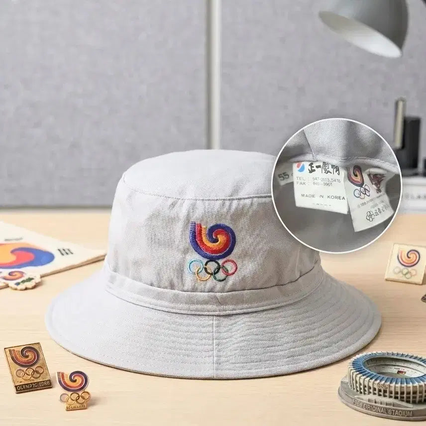 [BUNJANG] 1988 Seoul Olympics Official Executive Original Vintage Bucket Hat / [희귀/정품] 1988 서울올림픽 공식 임원용 오리지널 빈티지 버킷햇