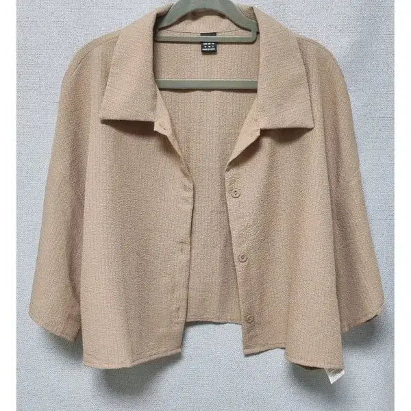 [BUNJANG] Tweed Cropped Short Sleeve Jacket / 트위드 크롭  반팔 자켓
